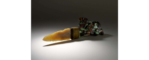  sacrificial knife; mosaicCultures/periods: Aztec or MixtecProduction date: 1400-1521Findspot: Mex