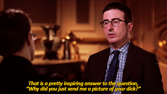 obeykingafrica:  fresnel149:  sandandglass:  John Oliver and Edward Snowden discuss mass surveillance in relation to dick picsApparently the US government has a lot of naked pictures of people  I’d like to charge the US government with possession of