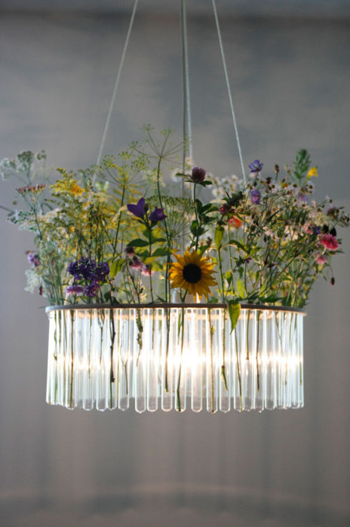 from89:  Chandelier made out of test tubes (by Pani Jurek) Found Here 