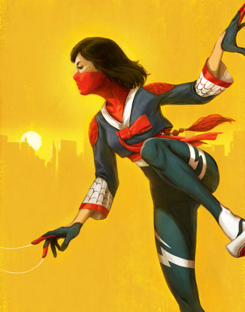 Silk with the Jen Bartel costume redesign.