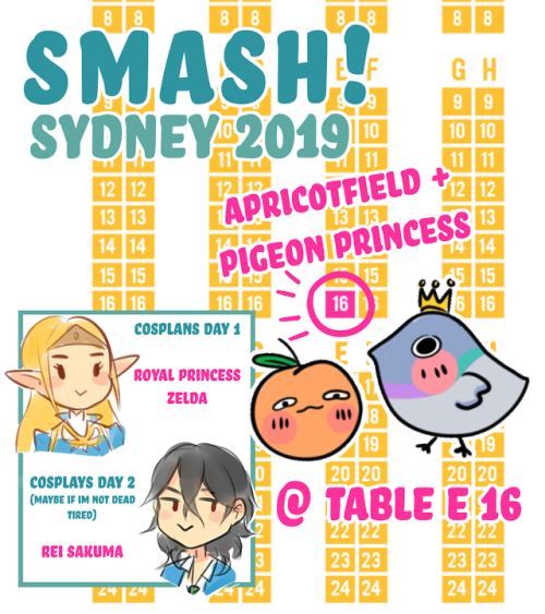 ⭐SMASH! 2019 map and catalogue all ready to go!!!⭐ @apric0tfield and I will be at Table E16!! We&rsq