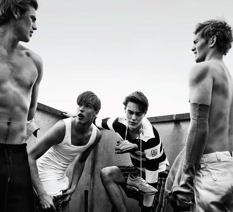dearhomme:  Jacob Young, Jake Cooper, Matt Trethe and Tom Lander in ”When We Were