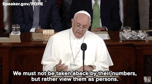 micdotcom: micdotcom:Watch: Pope Francis urges the U.S. to embrace immigrants in impassioned plea 