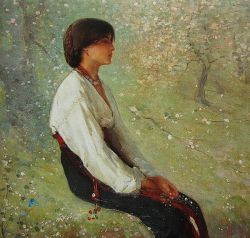 silenceformysoul:  Nicolae Grigorescu (1838-1907) -  Primăvara