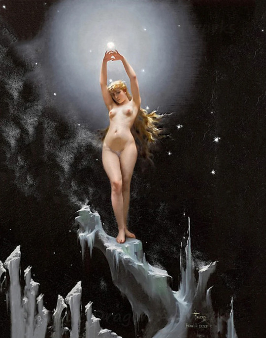 theamericanpin-up:Luis Ricardo Falero - “The Pole Star” - Late 1800’s