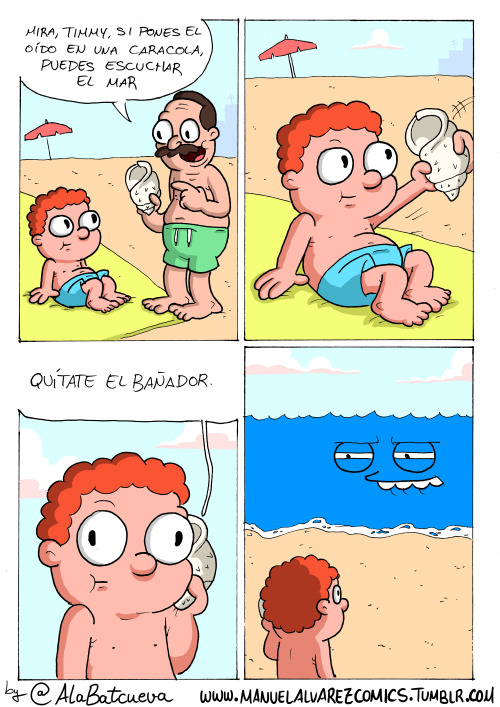 finofilipino:  Me cago en la mar salida.@manuelalvarezcomics.