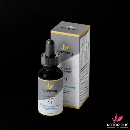 Notorious Tincture – 1:1 THC 500mg + CBD 500mg – 1000mg
70.00 CA$
See more : https://thegreenace.org/product/notorious-tincture-11-thc-500mg-cbd-500mg-1000mg/
1000mg THC/CBD Tincture by Notorious is a great way to medicate discreetly and on the go....