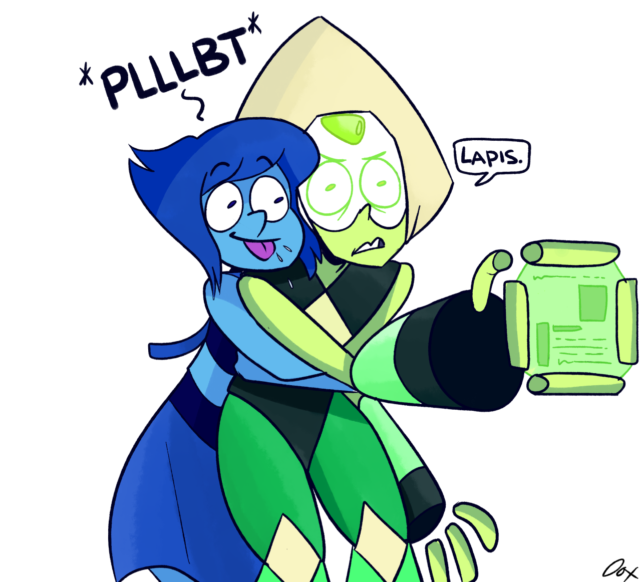 daxdraws:  Lapis has made fart noise jokes in canon  &lt;3 &lt;3 &lt;3
