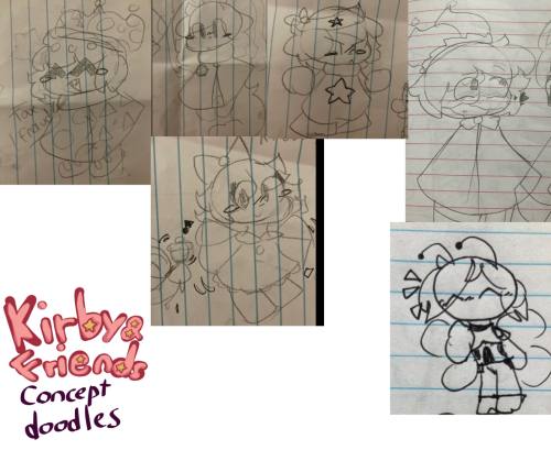 Kirby & Friends Concept Doodles
