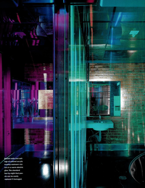 y2kaestheticinstitute:  ‘Club Sugar’ - Santa Monica, CA - John Friedman Alice Kimm Architects (1999)