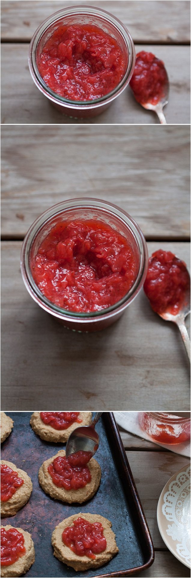 foodffs:  Breakfast Thumbprint Cookies with Homemade Strawberry Jam Really nice recipes.