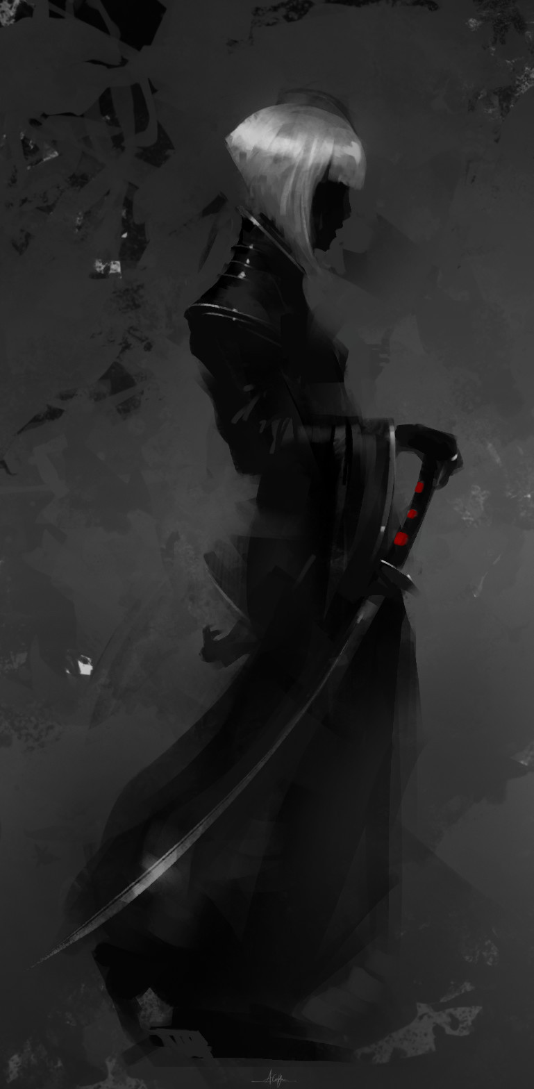 sekigan:  ArtStation - Lunchtime Sketch, Aaron Griffin
