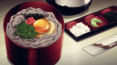 fuckyeahanimefood:Eiji and Iyo have lunch, Big Order, Episode 6.