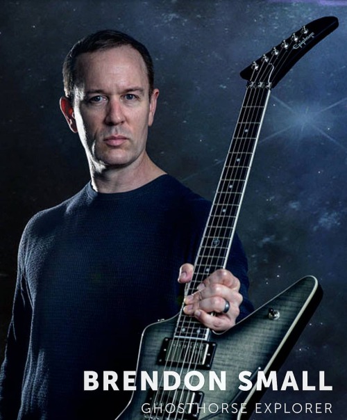 Behold the latest collaboration between @brendonsmall and @epiphone The GhostHorse! Available now! L