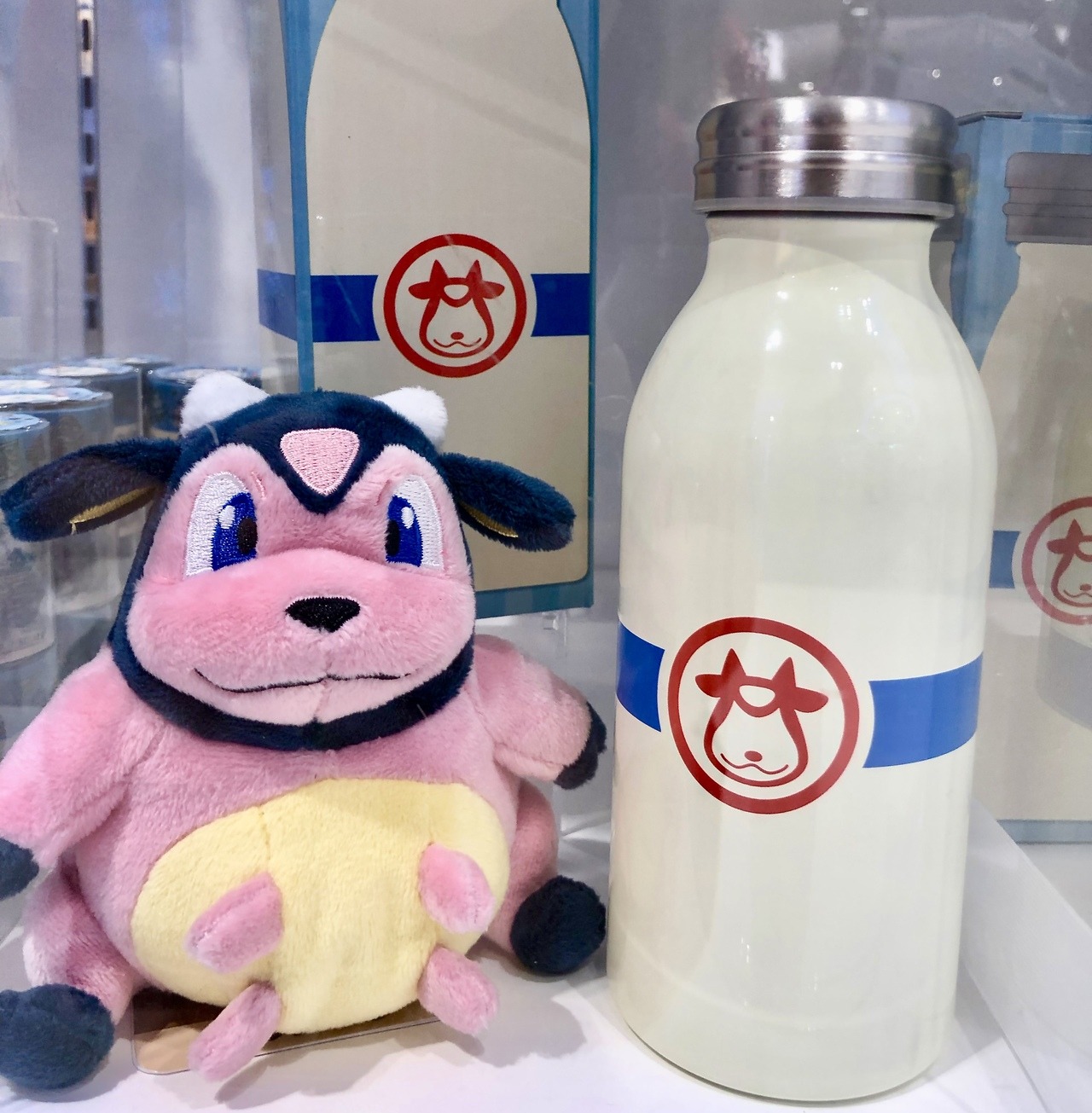 Pokemon Moomoo Milk Milktank Glass Milk Bottle With -  Denmark