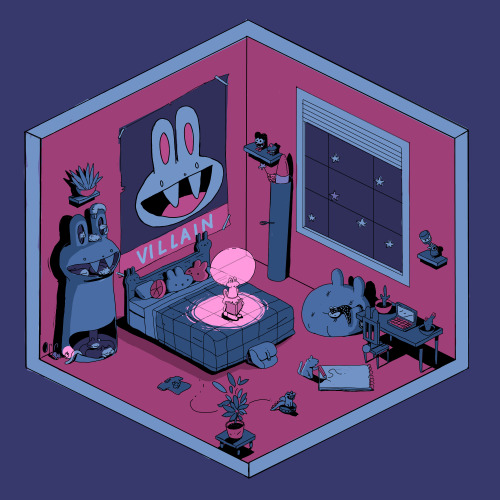 “Bunny’s Room” Isometric Drawing
https://www.sebastienmillon.com/shop/bunnyroomartprint
https://www.etsy.com/listing/152827769/bunnys-room-art-print