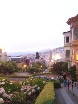 santa:  Lombard Street, San Franciscooo!