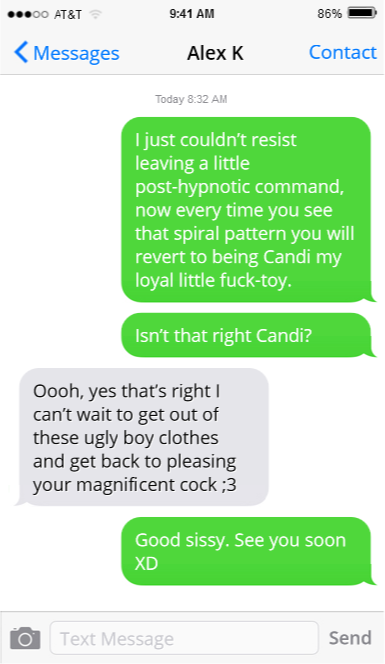 spindizzy17:  A little hypno/forced femme caption for a change