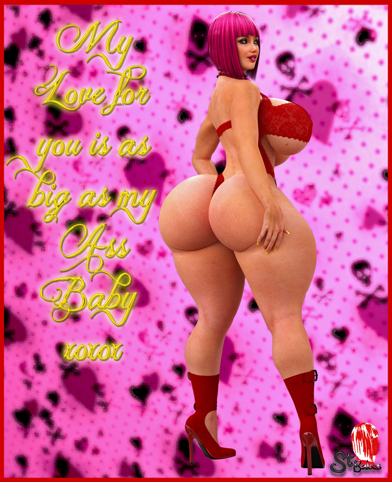 Happy valentines day The is the whole Valentines set.I had a fun time doing these