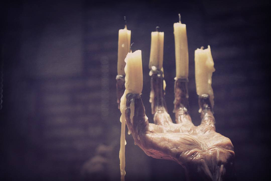 neirahda:  The Hand of Glory was the picked left hand of a hanged man. It was used