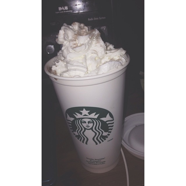 My hot chocolate will give Starbucks a run for their money. #hot #chocolate #whip