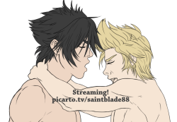 saintbladeafterdark: Workin on the Chocobros