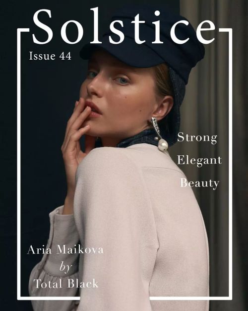 The new issue of @solstice_mag Is coming out and Guess Who styled the cover and the main editorial i