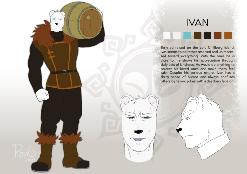 Catching up with my OCs&rsquo; refs I haven&rsquo;t posted yet, it&rsquo;s time for Ivan, a strong p