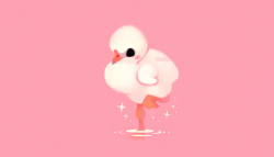fluffysheeps:I think about baby flamingos