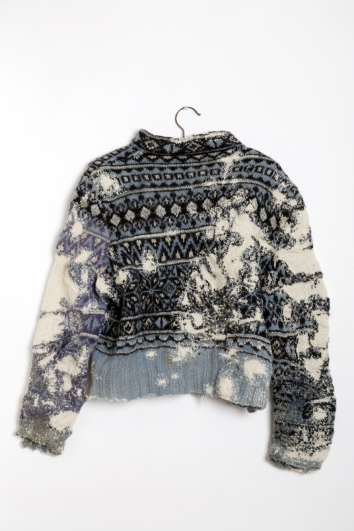 kleidersachen:Celia Pym, Norwegian  Sweater,  sweater,  Annemor  Sundbø’s  Ragpile  collection,  whi