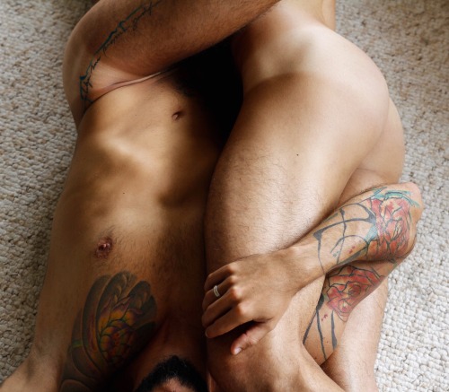 100nudeshoots:  Models: Hugo Godinho and Rodolfo Brunhari Photographer: Cobalto  Third take from our photoshoot with Cobalto.  Terceiro take do nosso ensaio com o fotógrafo Luca Serradura (Cobalto). 