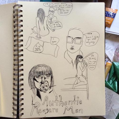 misscherrylikesitdirty: clarawebbwillcutoffyourhead:  Not done but sneak preview: ADVENTURES WITH AUTHENTIC PLEASURE MAN #2legit2quit   I love it so much.   Omg 😂😂 yesss