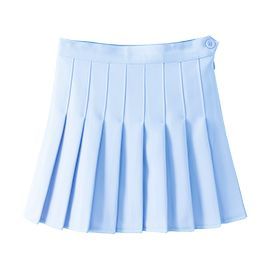 White pleated tennis skirt