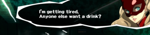 Persona 5 is a consistent and well written game(EDIT: added one more picture, 100% contradiction rig