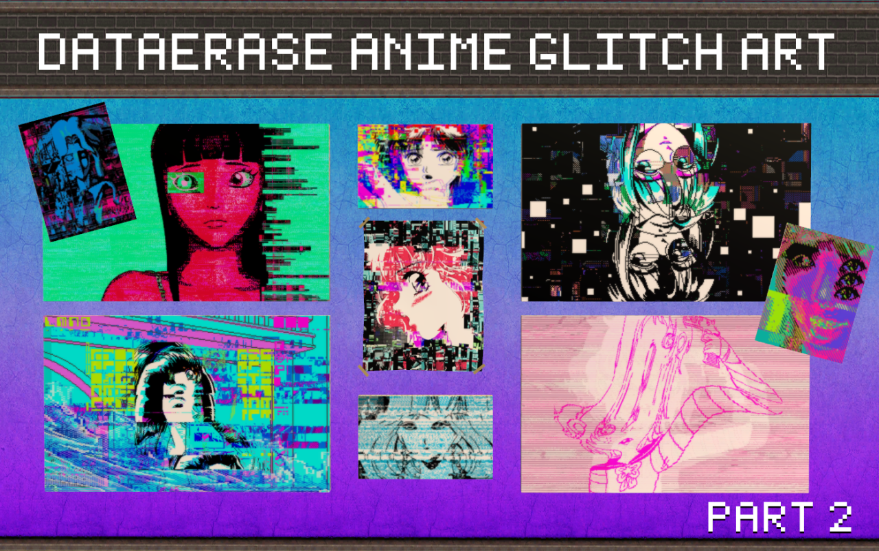 Jane's TS2 Simblr — 20 more anime glitch arts by dataerase on EAxis...