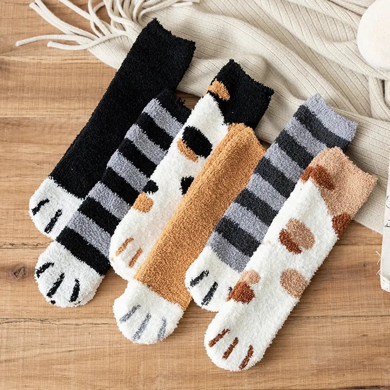 jollytyrantwhispers:First Cute Cat Print Socks click hereall fashion ...