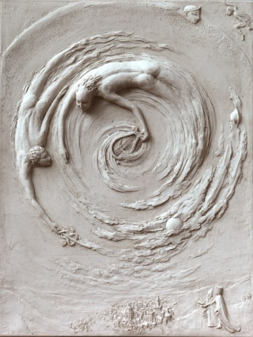 littlelimpstiff14u2:   Ficino Relief Sculpture by Tanya Russell Commissioned as an illustration for 