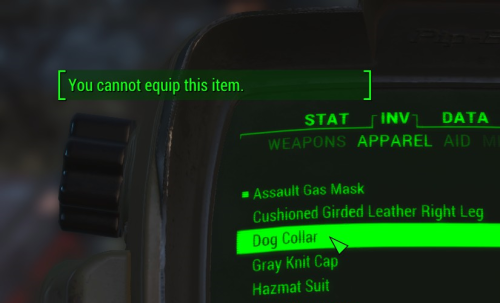 jesus-lizard-journal:rasec-wizzlbang:ampvee:Don’t tell me how to live my life.Even FO4 is kinkshamin