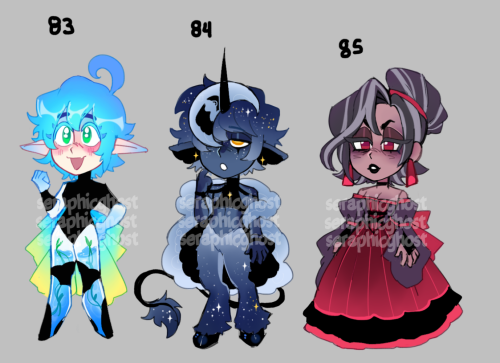 new adopts up on patreon! leftover adopts here! (open for anyone)
