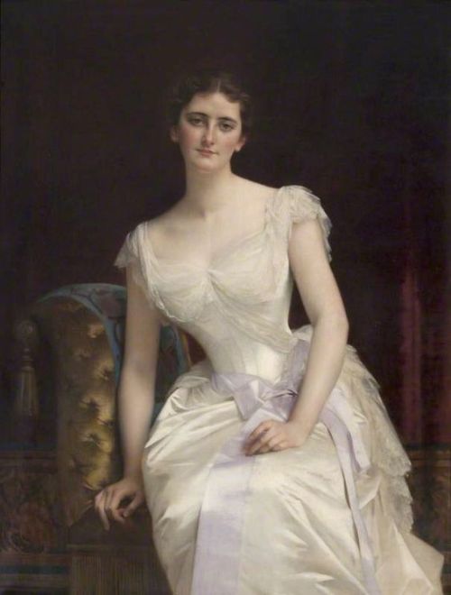 1887 Mary Victoria Leiter, Lady Curzon, by Alexandre Cabanel (Kedleston Hall, Derbyshire)