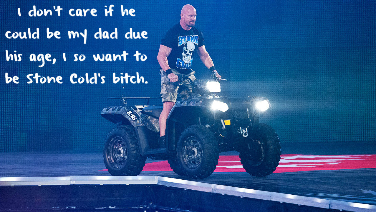 wrestlingssexconfessions:  I don’t care if he could be my dad due his age,I so