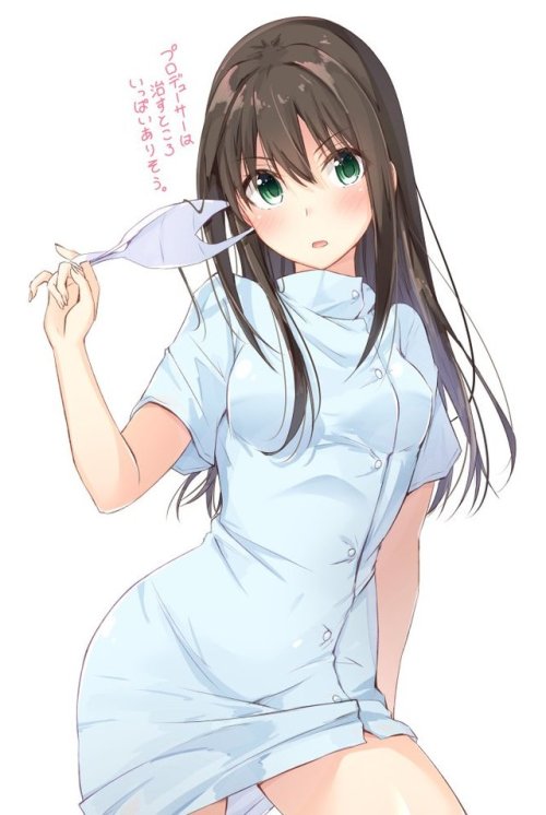 年上プロデューサーに厳しいナース衣装しぶりん pic.twitter.com/IPNdxD3PNa— 茶みらい (@macharge) August 26, 2017