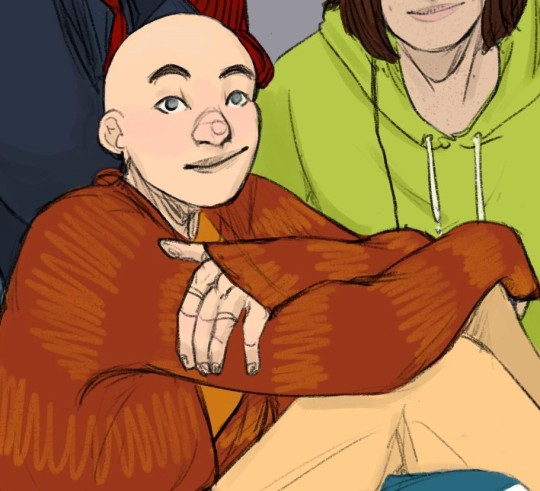 milf-harrington:[image description: a digital drawing of the avatar the last airbender