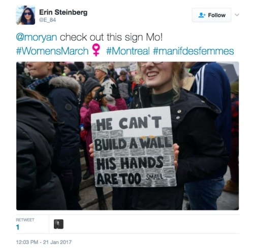 Porn photo allthecanadianpolitics:Women’s March on