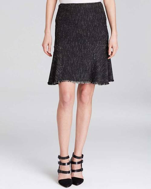 Elie Tahari Bonnie Tweed SkirtShop for more like this on Wantering!