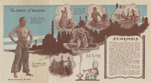 magictransistor:  The Thief of Bagdad, United Artists, 1924.