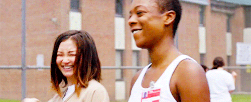 forbescaroline:Female Awesome Meme (7/50) Female Dynamics: Brook Soso and Poussey Washington. “I’d t
