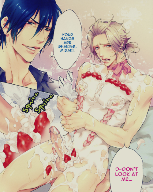 yuki-loves-yaoi:  “D-Don’t look at me…” 