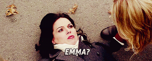 wistfulwatcher:  Regina reaching past her son to grasp Emma’s forearm. 