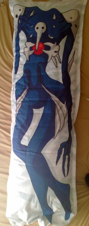 Since it’s almost Christmas, I thought I’d show you guys the custom dakimakura I had mad
